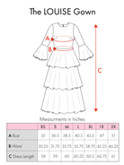 LOUISE dress Spring Meadow Lilac - Lesley Evers-Dress-formal-gown