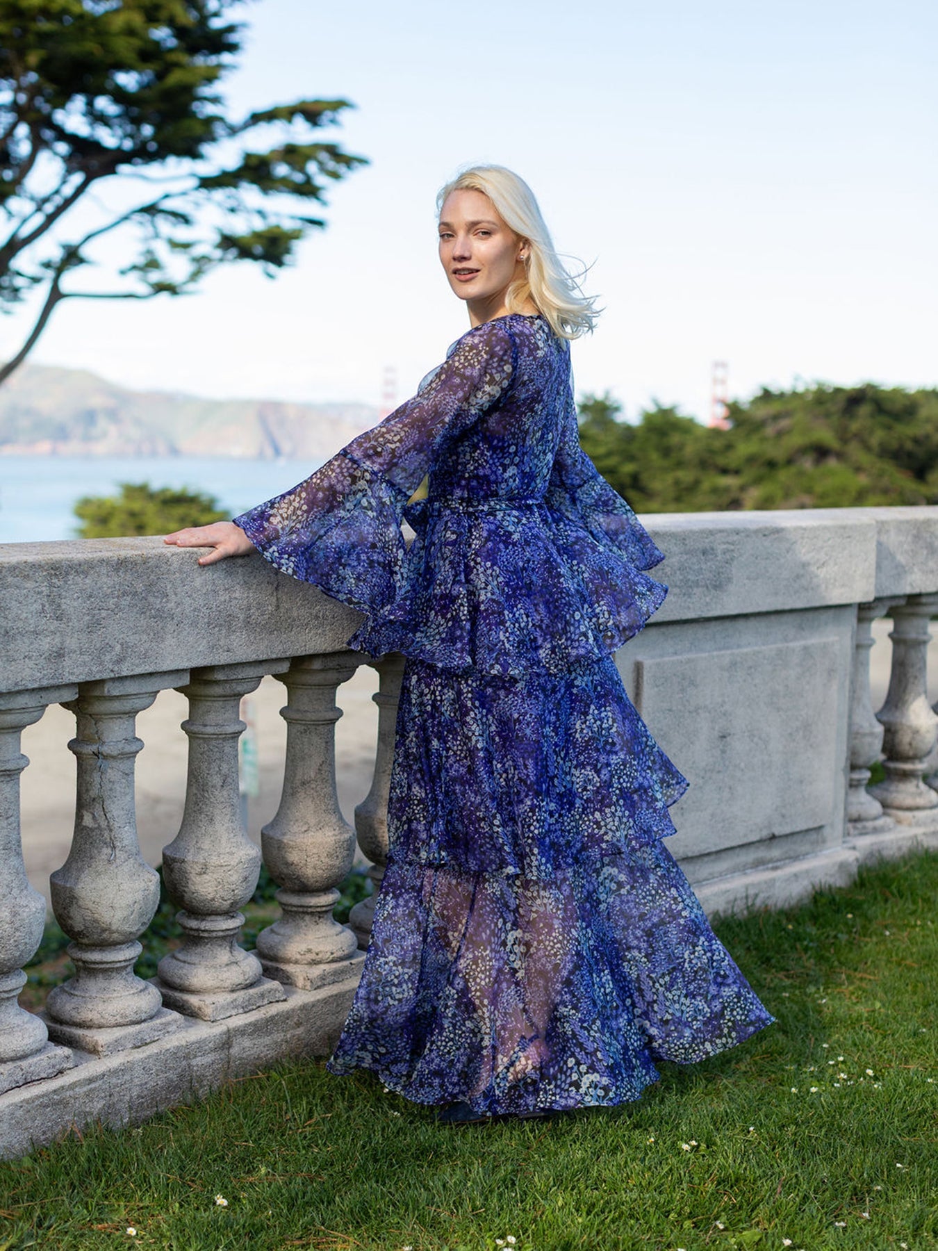 LOUISE dress Spring Meadow Lilac - Lesley Evers - Dress - formal - Shop