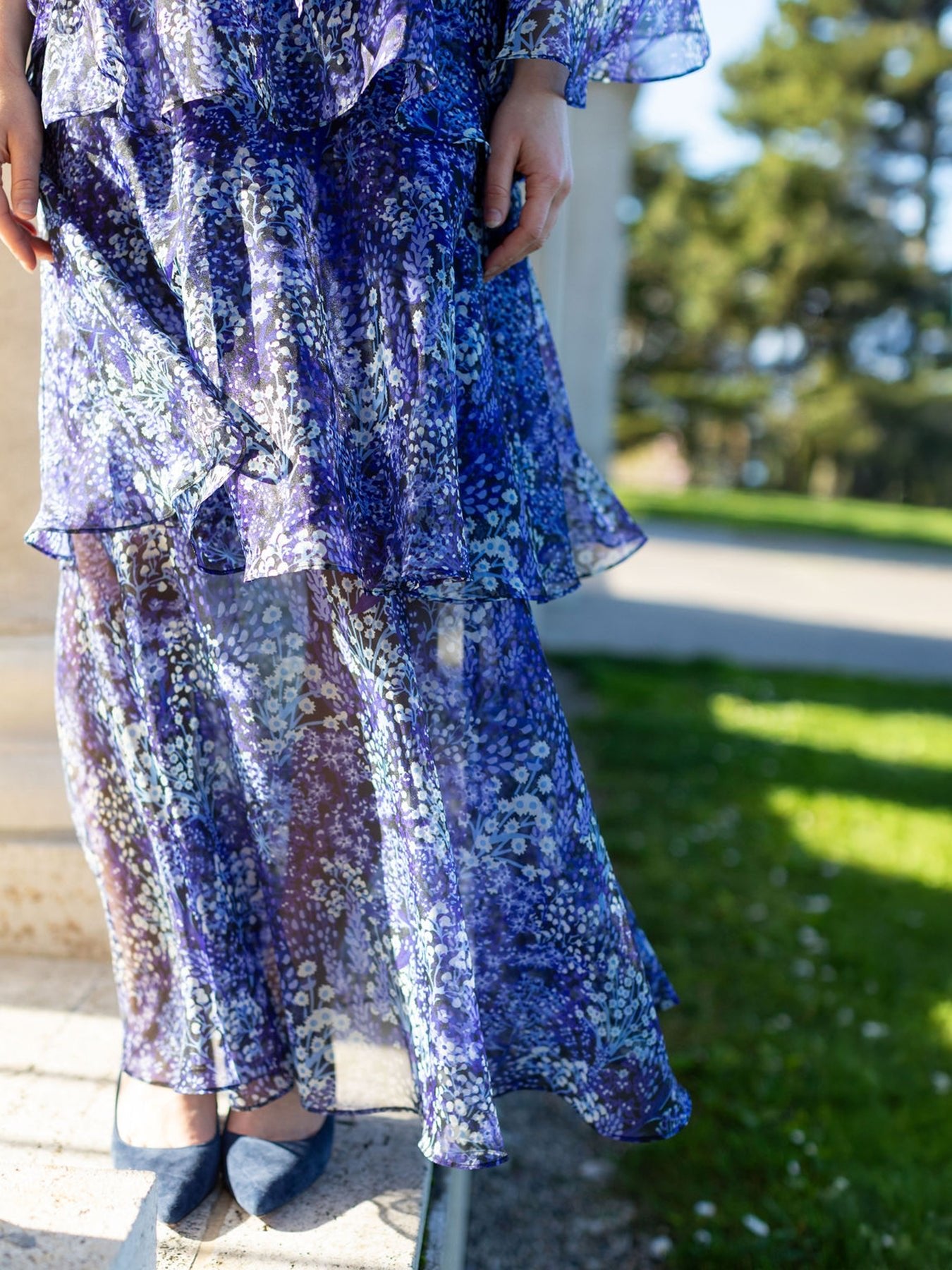 LOUISE dress Spring Meadow Lilac - Lesley Evers - Dress - formal - Shop