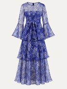 LOUISE dress Spring Meadow Lilac - Lesley Evers-Dress-formal-gown