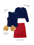 LUCY top Navy - Lesley Evers - Best Seller - lucy top - Shop