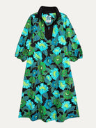 LYDIA dress Secret Garden Green - Lesley Evers-Dress-Shop-Shop/All Products