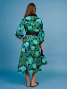 LYDIA dress Secret Garden Green - Lesley Evers-Dress-Shop-Shop/All Products