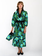LYDIA dress Secret Garden Green - Lesley Evers-Dress-Shop-Shop/All Products