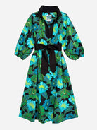 LYDIA dress Secret Garden Green - Lesley Evers-Dress-Shop-Shop/All Products