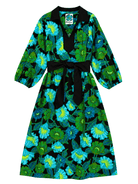 LYDIA dress Secret Garden Green - Lesley Evers-Dress-Shop-Shop/All Products