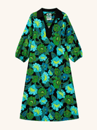 LYDIA dress Secret Garden Green - Lesley Evers-Dress-Shop-Shop/All Products