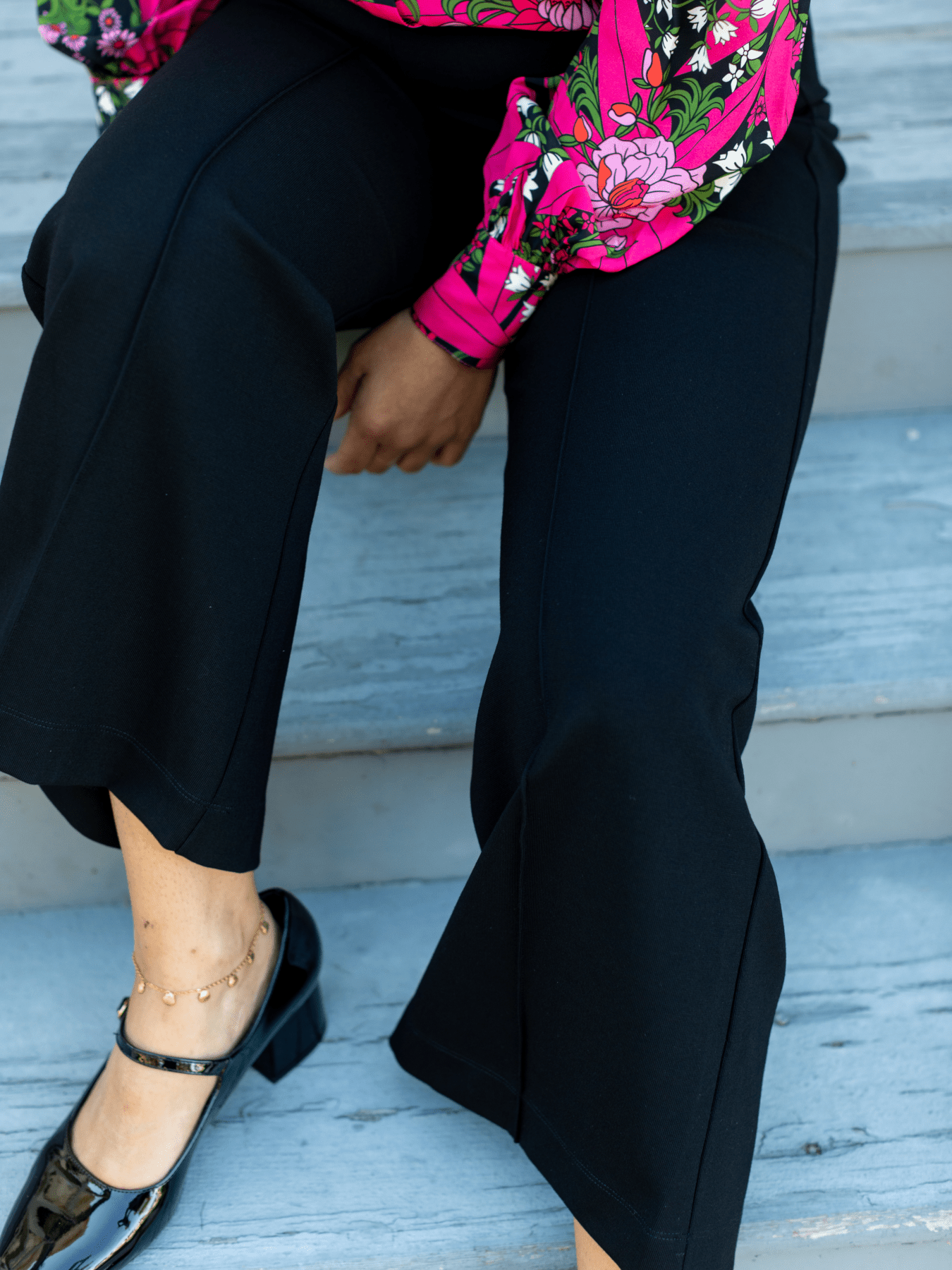 LYNNE pant Black Ponte - Lesley Evers - Bottoms - Pants - ponte