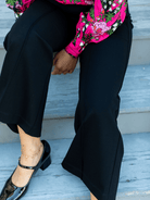 LYNNE pant Black Ponte - Lesley Evers - Bottoms - Pants - ponte