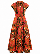 MADELEINE dress Paisley Sunset - Lesley Evers-Dress-formal-Shop