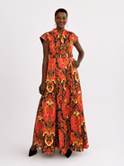 MADELEINE dress Paisley Sunset - Lesley Evers-Dress-formal-gown