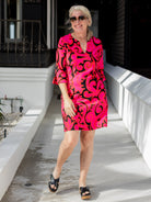 MAEVE dress Filigree Pink - Lesley Evers - Black - black dress - Dress