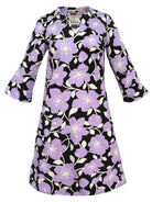 MAEVE dress Garden Wall Lilac - Lesley Evers - Dress - french terry - maeve