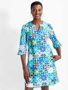 MAEVE dress Kaleidoscope Blue - Lesley Evers - Dress - french terry - maeve