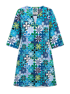 MAEVE dress Kaleidoscope Blue - Lesley Evers - Dress - french terry - maeve