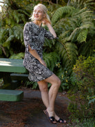 MAEVE dress Midsummer Black - Lesley Evers - Dress - french terry - maeve