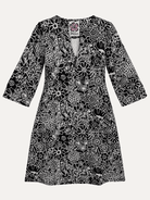 MAEVE dress Midsummer Black - Lesley Evers-Dress-french terry-maeve
