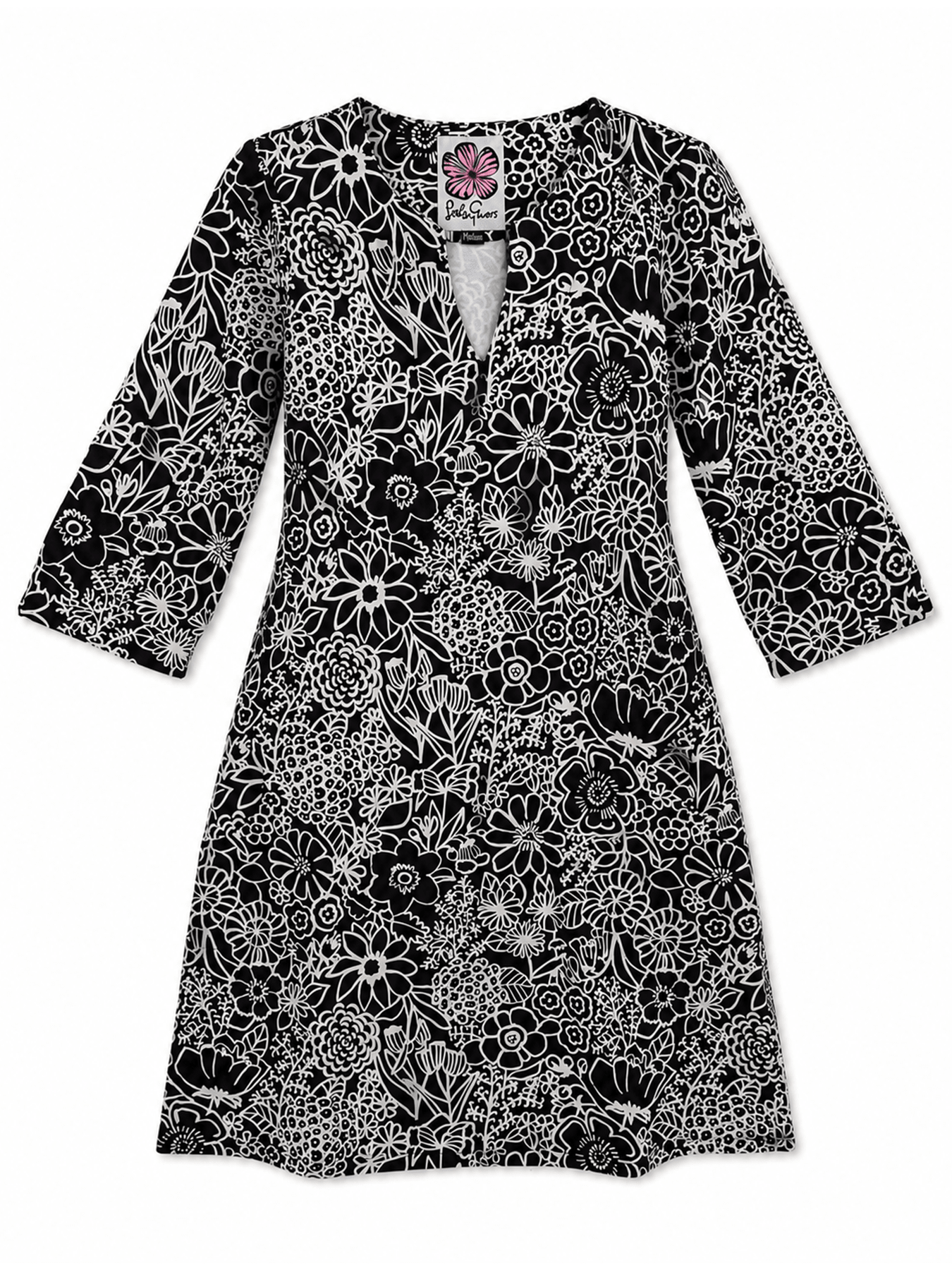 MAEVE dress Midsummer Black - Lesley Evers - Dress - french terry - maeve