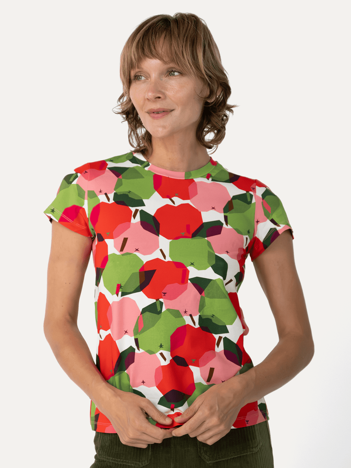 MAISIE cotton tee Apples - Lesley Evers-Best Seller-Shop-Shop/All Products