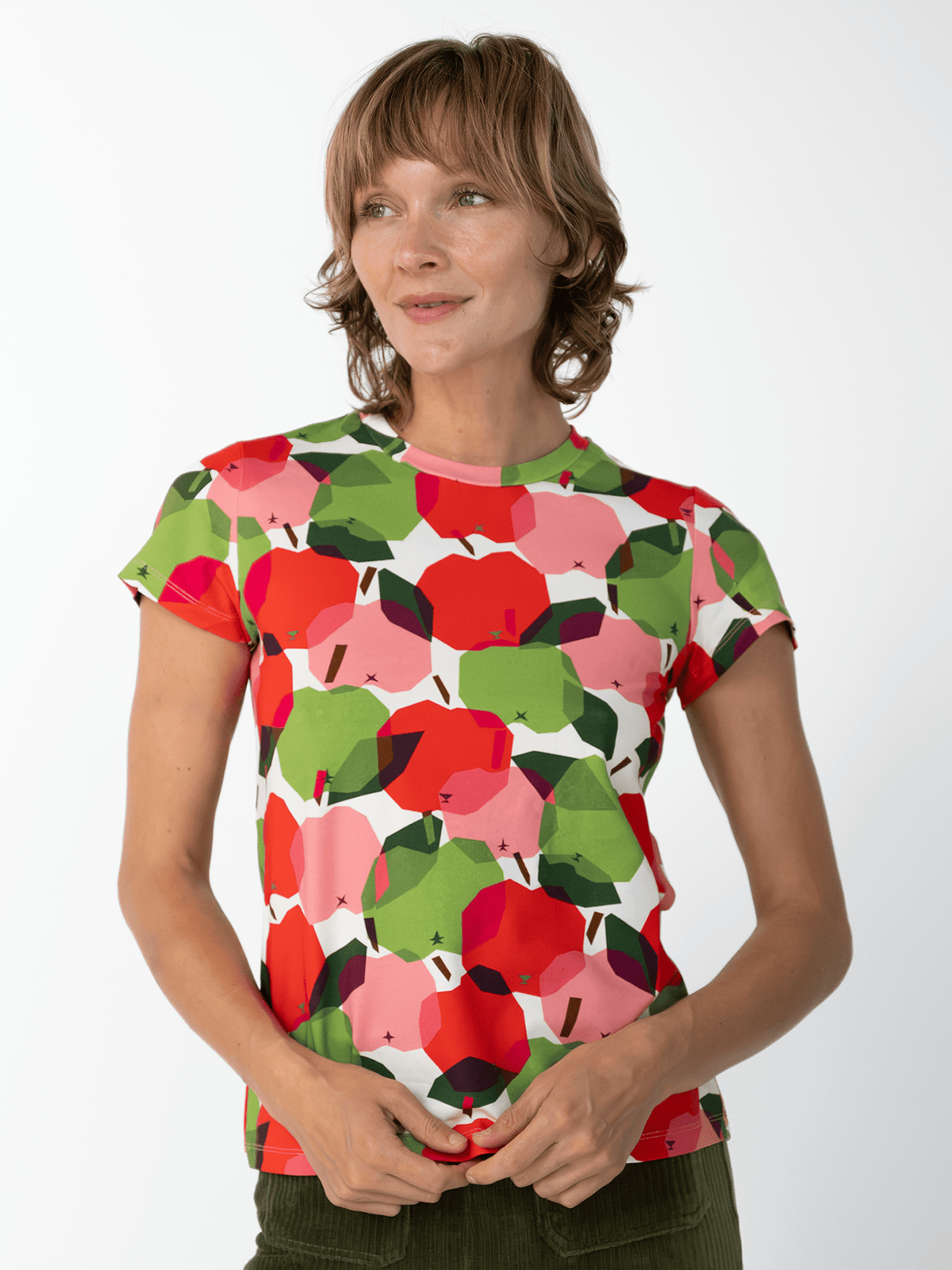 MAISIE cotton tee Apples - Lesley Evers-Best Seller-Shop-Shop/All Products