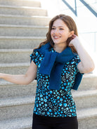 MAISIE cotton tee Blossom Breeze Blue - Lesley Evers - Best Seller - Shop - Shop/All Products