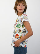 MAISIE cotton tee Cakes - Lesley Evers-Best Seller-new-Shop