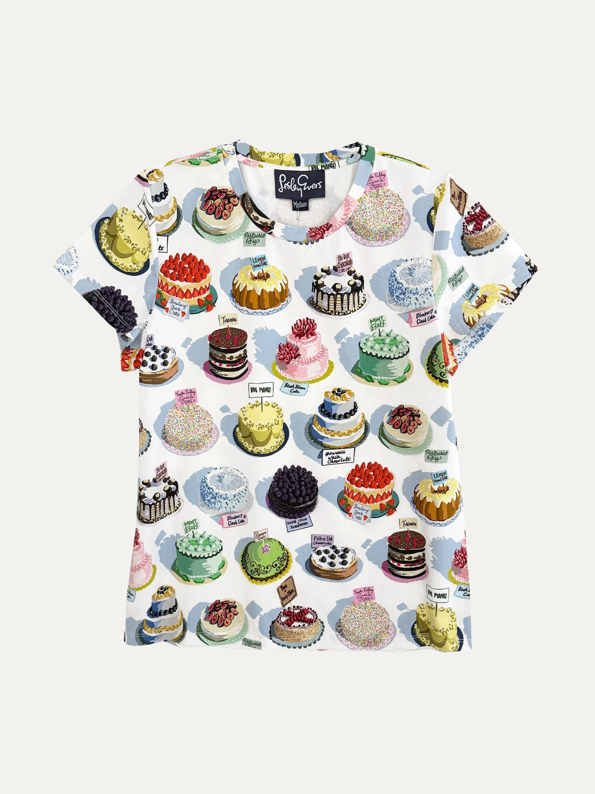 MAISIE cotton tee Cakes - Lesley Evers-Best Seller-new-Shop