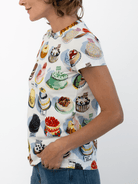 MAISIE cotton tee Cakes - Lesley Evers-Best Seller-new-Shop
