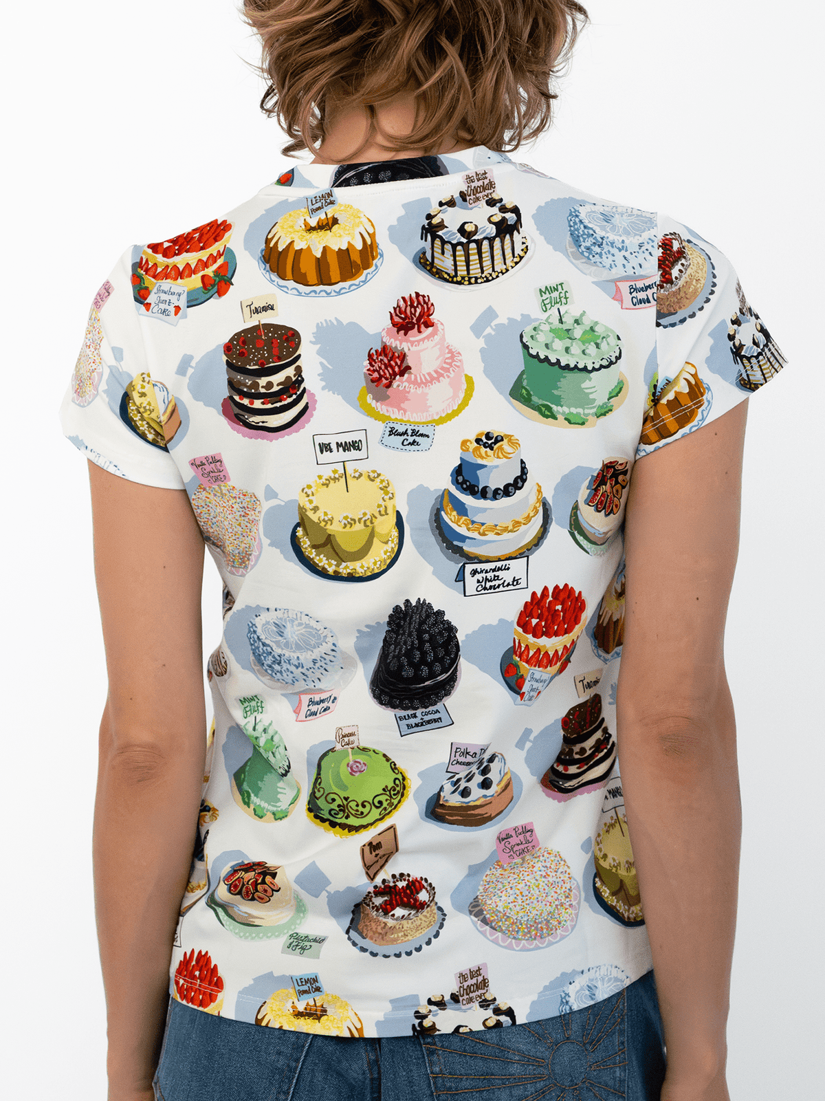 MAISIE cotton tee Cakes - Lesley Evers-Best Seller-new-Shop