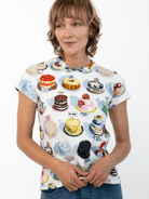 MAISIE cotton tee Cakes - Lesley Evers-Best Seller-new-Shop
