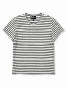 MAISIE cotton tee Gray Stripe - Lesley Evers - Best Seller - Shop - Shop/All Products