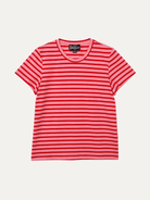 MAISIE cotton tee Pink and Red Stripe - Lesley Evers-Best Seller-Shop-Shop/All Products