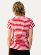 MAISIE cotton tee Pink and Red Stripe - Lesley Evers-Best Seller-Shop-Shop/All Products