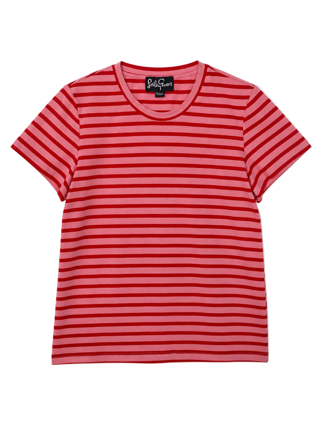 MAISIE cotton tee Pink and Red Stripe - Lesley Evers - Best Seller - Shop - Shop/All Products