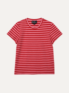 MAISIE cotton tee Pink and Red Stripe - Lesley Evers-Best Seller-Shop-Shop/All Products