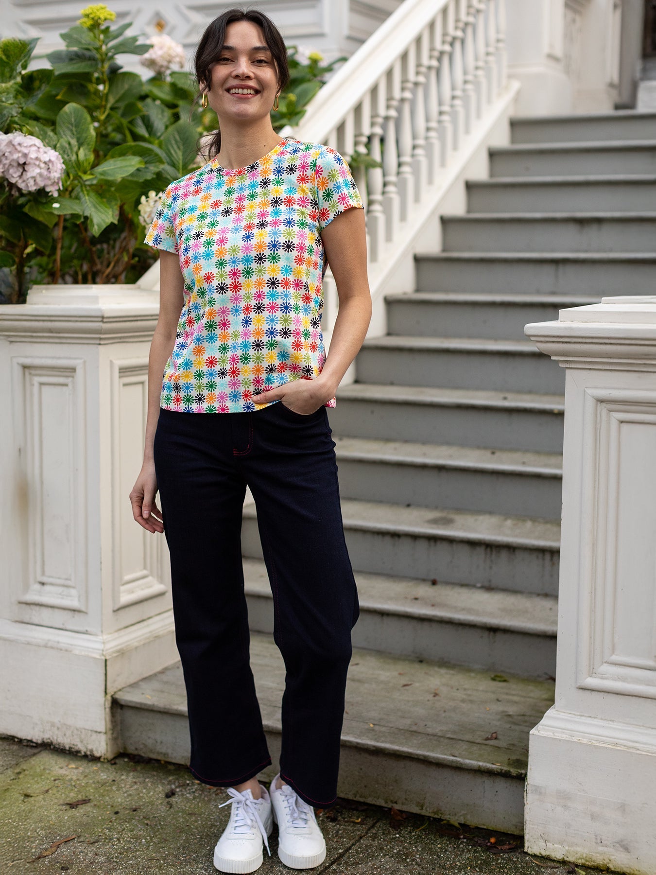 MAISIE cotton tee Spritz Multi - Lesley Evers - Best Seller - Shop - Shop/All Products