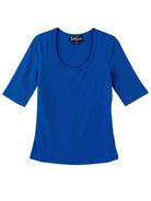 MALLORY rib tee Blue - Lesley Evers - Best Seller - mallory - Shop