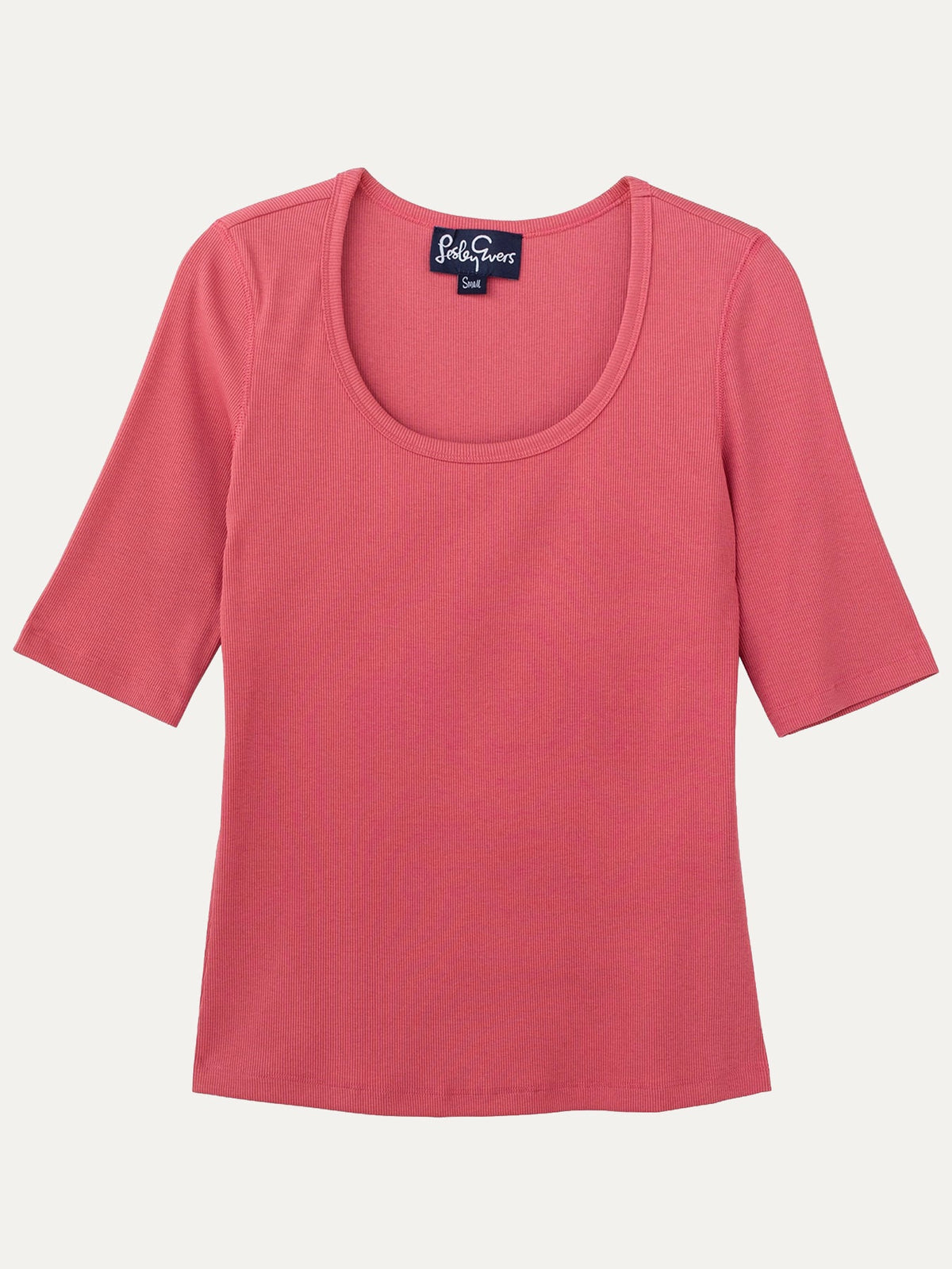 MALLORY rib tee Dusty Rose - Lesley Evers-Best Seller-mallory-Shop