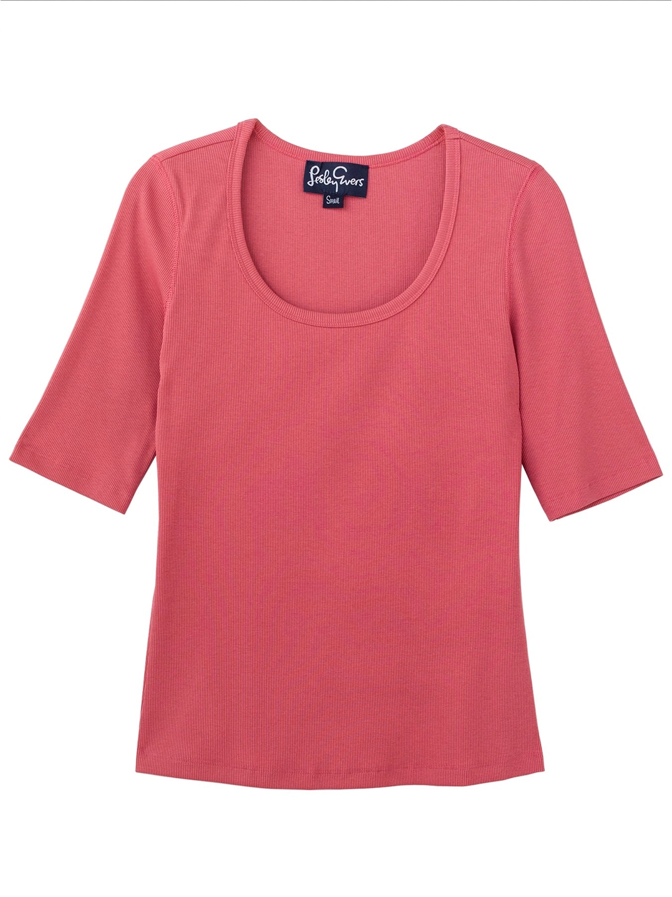 MALLORY rib tee Dusty Rose - Lesley Evers - Best Seller - mallory - Shop