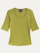 MALLORY rib tee Olive - Lesley Evers-Best Seller-mallory-Shop