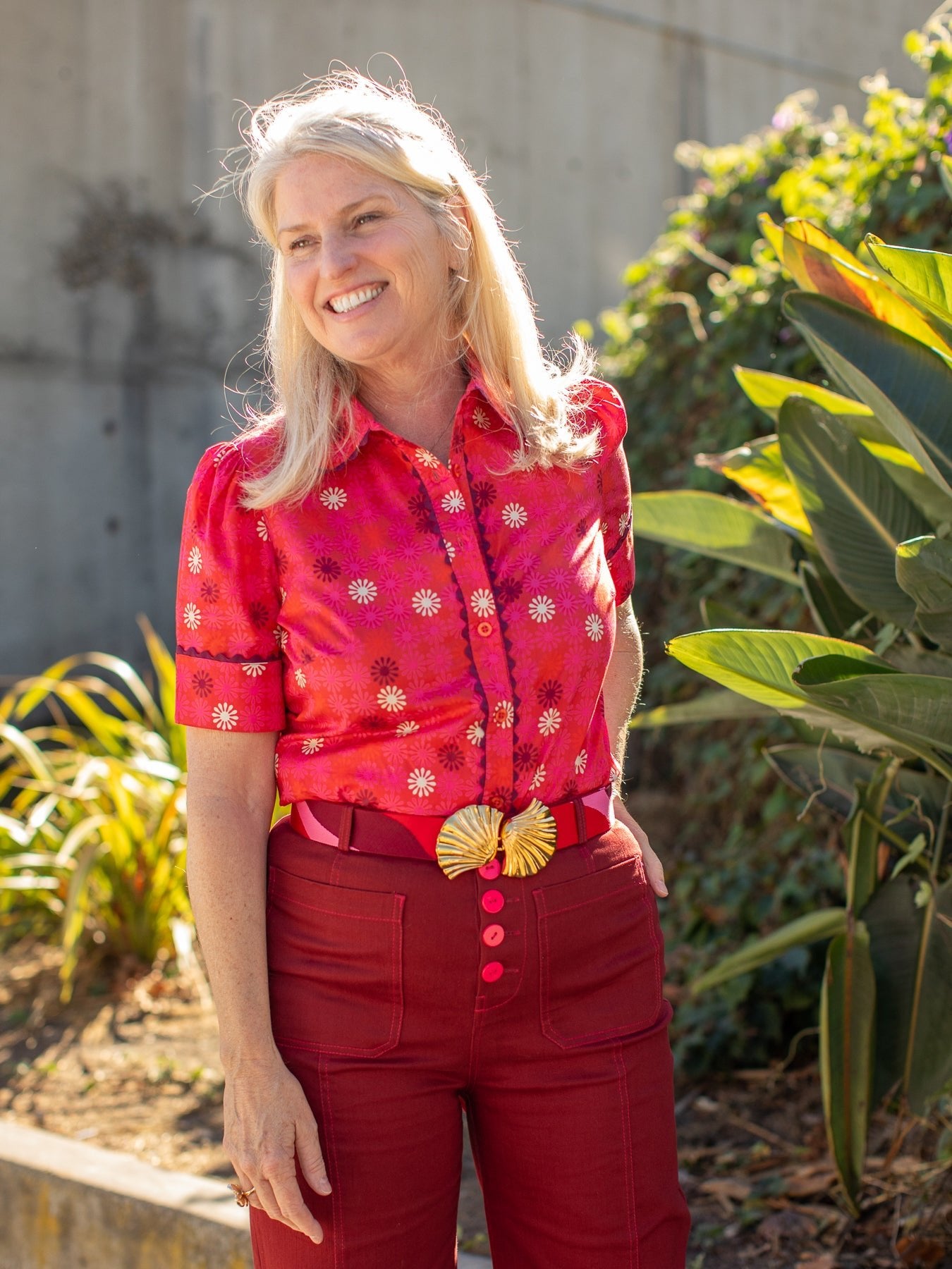 MANDY blouse Spritz Pink - Lesley Evers - Pink - pink blouse - Shop