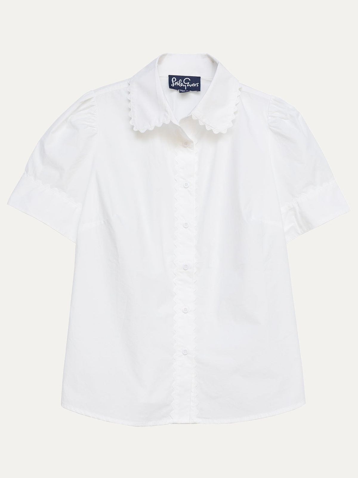 MANDY blouse White - Lesley Evers-july-mandy solid-Shop