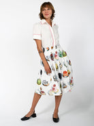 MANDY blouse White and Pink - Lesley Evers-mandy solid-Shop-Shop/All Products
