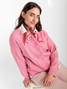 MANDY blouse White and Pink - Lesley Evers - mandy solid - Shop - Shop/All Products