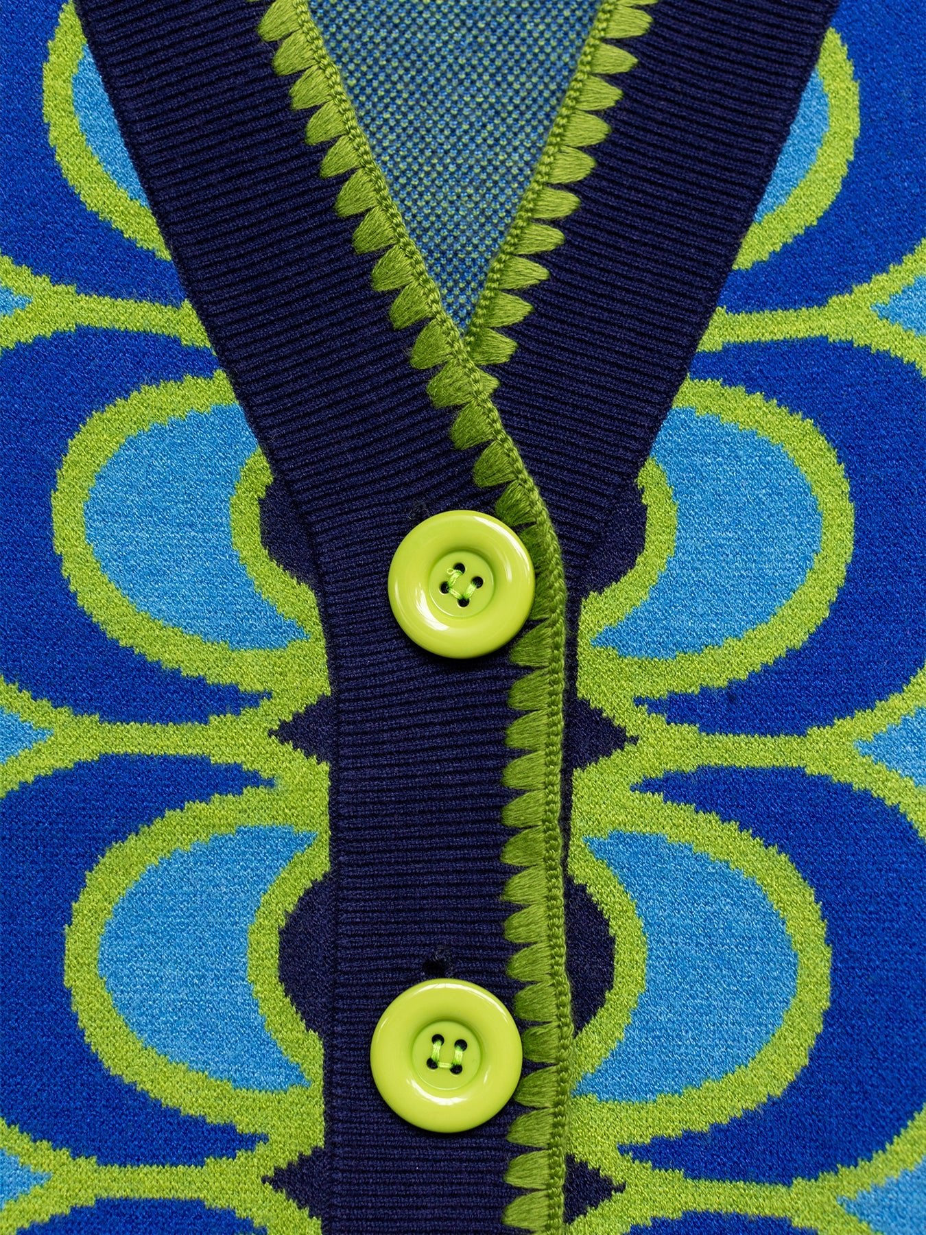 MARCI Cardigan Rio Blue – Lesley Evers