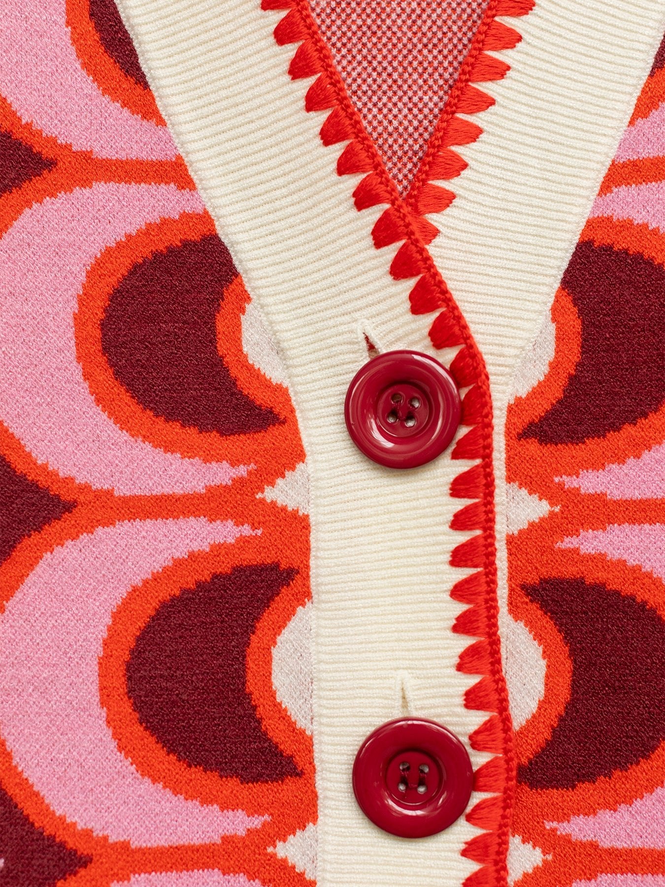 MARCI Cardigan Rio Pink – Lesley Evers