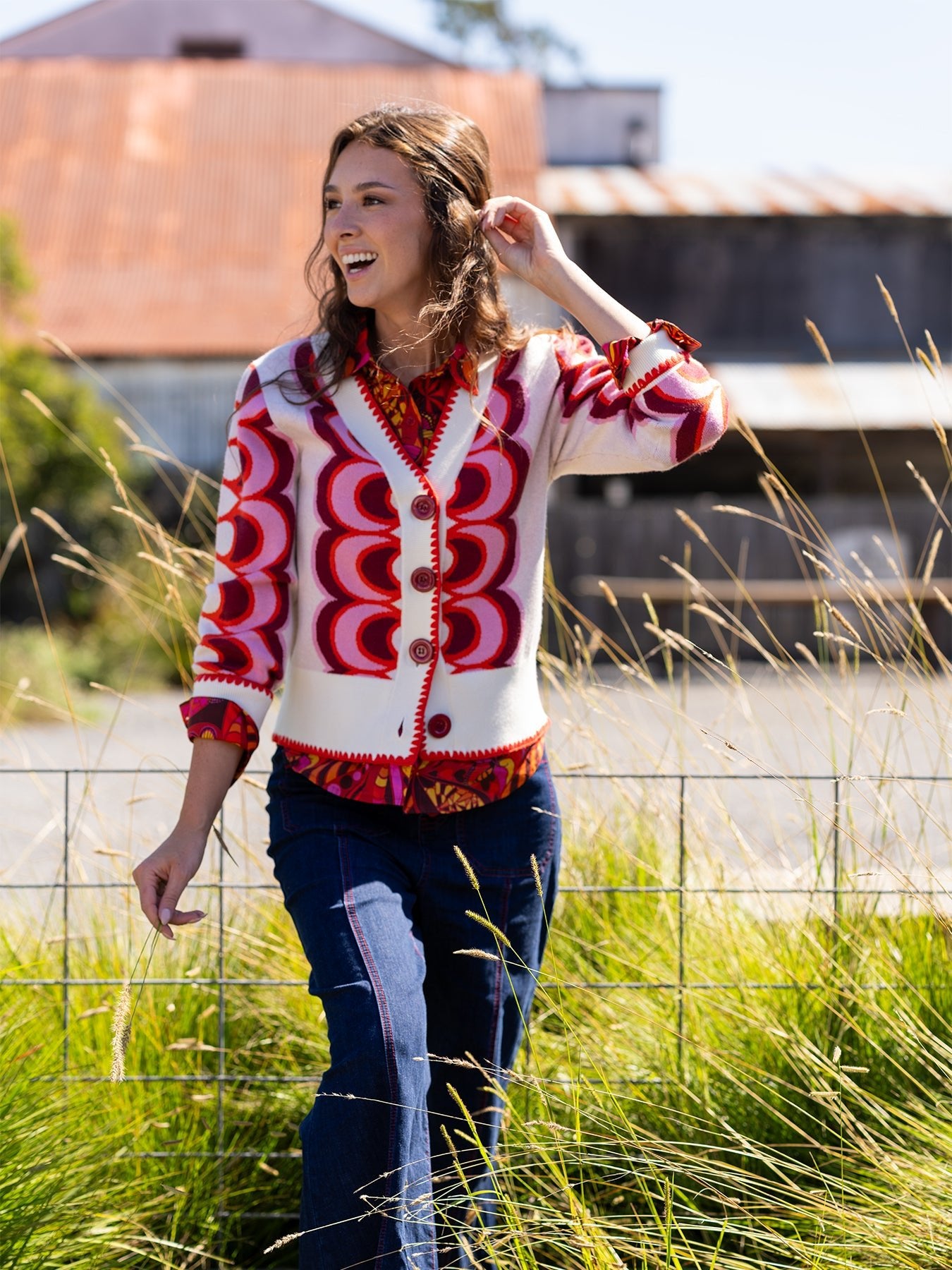 St.cecilia ガレットニット St.cecilia ガレットニット