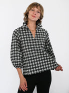 MAREN blouse Basketweave - Lesley Evers-Best Seller-Bottoms-erika