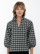 MAREN blouse Basketweave - Lesley Evers-Best Seller-Bottoms-erika