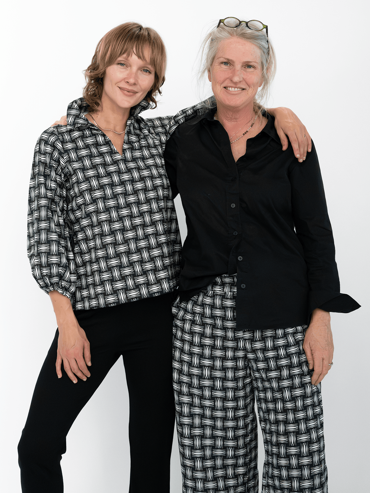 MAREN blouse Basketweave - Lesley Evers-Best Seller-Bottoms-erika